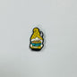 Silicone Focal Beads Cartoon Dwarf Holding Various Items 20pcs 11