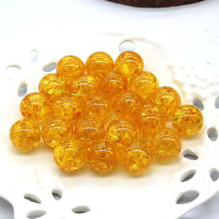 Imitation Amber Resin Beads 6-16mm Translucent Warm Colors 100pcs 3