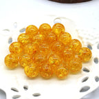Imitation Amber Resin Beads 6-16mm Translucent Warm Colors 100pcs 3