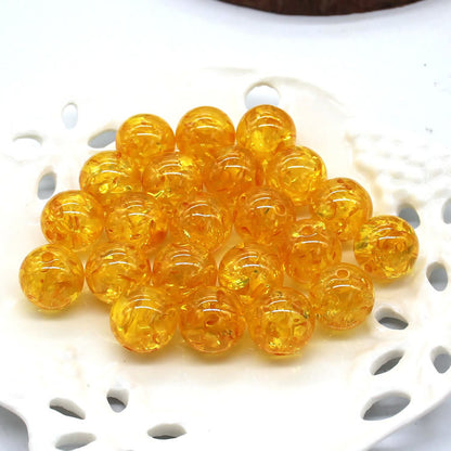 Imitation Amber Resin Beads 6-16mm Translucent Warm Colors 100pcs 3