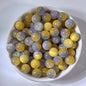 Gilding Gradient Resin Beads 8mm Round Shimmer 100pcs 25