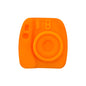 Silicone Focal Beads Camera Solid Color Embossed 20pcs 13