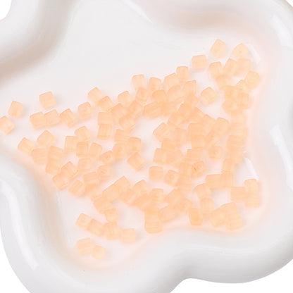 Frosted Sugar Seed Glass Beads 5mm Pastel Mixed Colors 100pcs 10