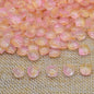 Gradient Tulip Petals Leaves Glass Beads Petal 9mm Leaf 14mm 100pcs 14