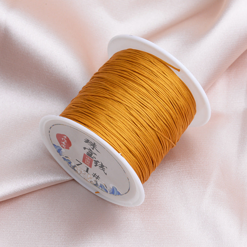 Nylon Thread Solid Color Glossy Finish 0.4mm 60m Spool 31