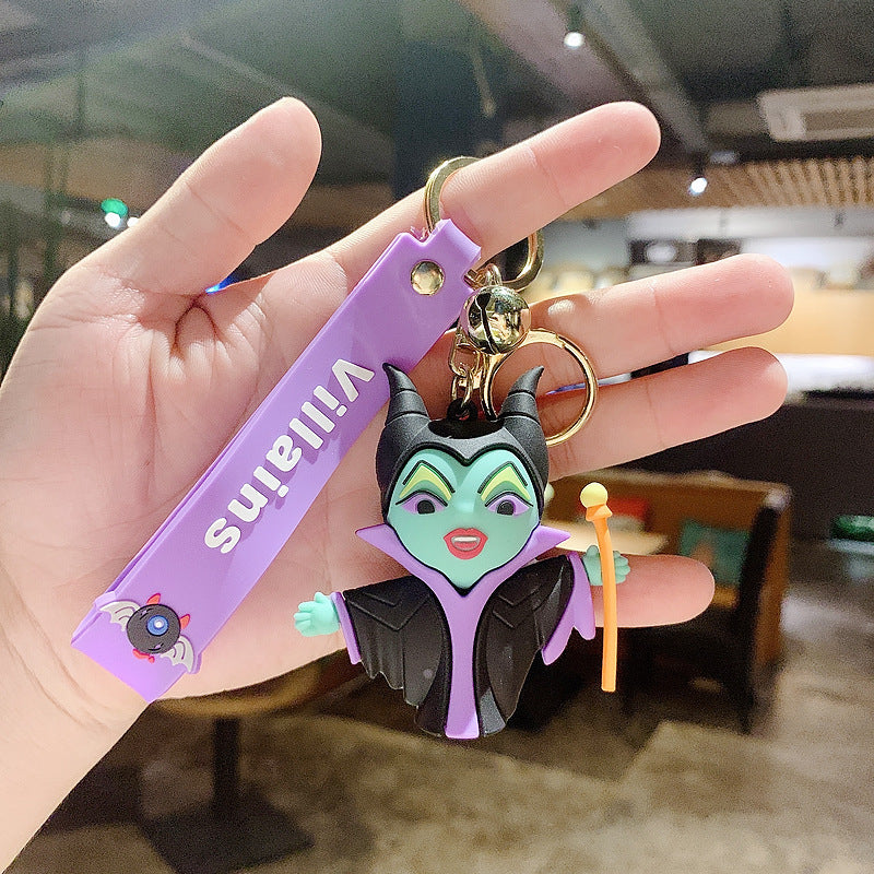 Halloween Witch Keychain Acrylic Colorful Vibrant Charm 8