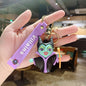 Halloween Witch Keychain Acrylic Colorful Vibrant Charm 8