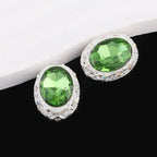 Double-Sided Heart Rhinestone Beads 22mm Alloy Encrusted 10pcs 21