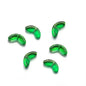 Czech Glass Beads Tulip Petals And Leaves Vintage Frosted 9mm 200pcs 22