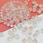 Frosted Lion Face Glass Beads 11mm Pastel Colors 25pcs 8