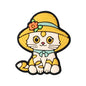 Silicone Focal Beads Cat Wearing Various Hats Front View Smiling Face 20pcs 4