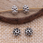 Alloy Waxberry Spacer Beads 6mm 100pcs Antique Silver 2