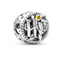 Character Metal Beads Harry Potter Series Large Hole Silver Tone 1pc 12