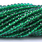 Transparent Disc Seed Glass Beads 2mm Glossy Blue Tones 360pcs 2 Strands 4