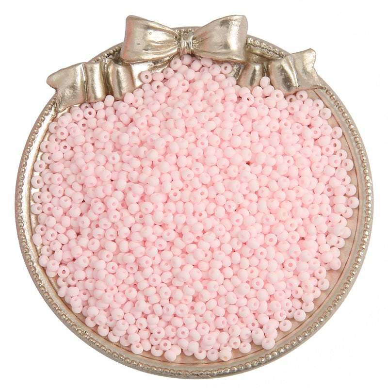 Frosted Seed Glass Beads 4mm Pastel Colors Matte Finish 320pcs 10