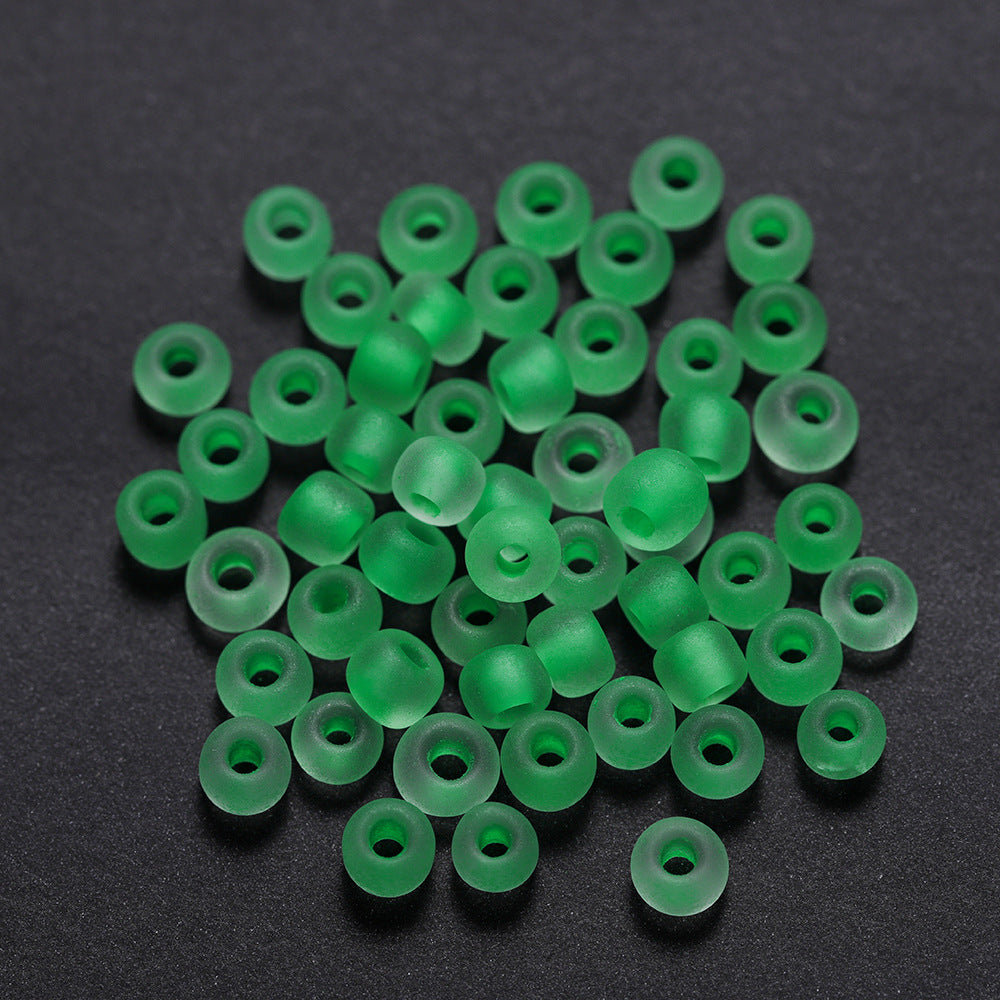 Glow In The Dark Seed Glass Beads 3mm Multicolor Stripes 1800pcs 47