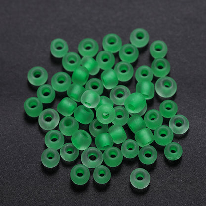 Glow In The Dark Seed Glass Beads 3mm Multicolor Stripes 1800pcs 47