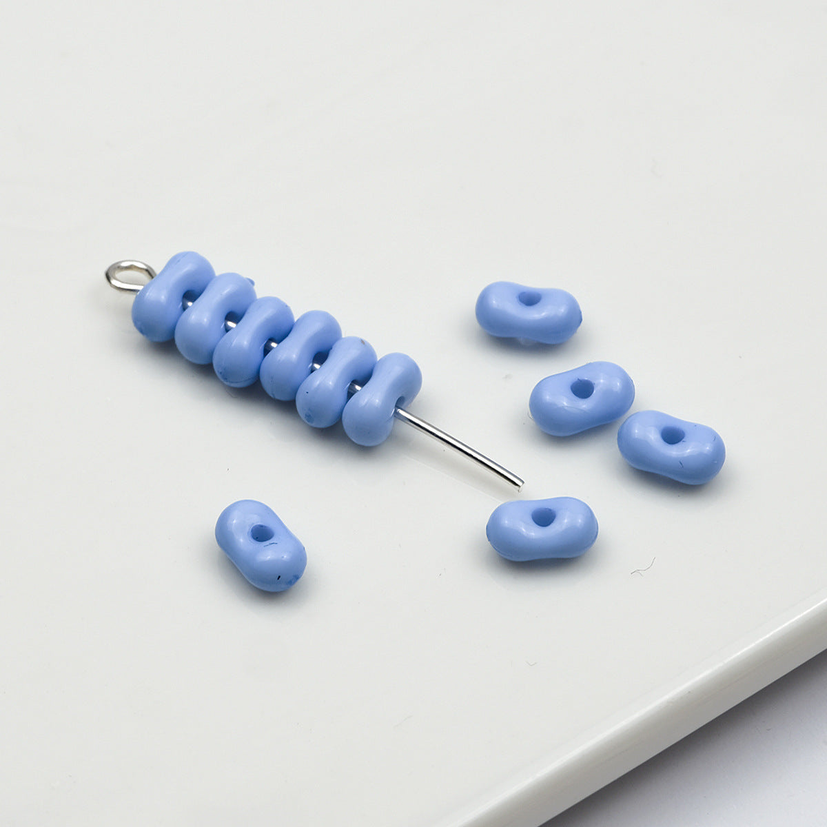 Acrylic Peanut Spacer Beads 6mm Glow In The Dark 200pcs 18