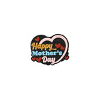 Silicone Focal Beads Mother Father'S Day Retro Style Colorful Phrases 20pcs 6