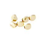 Brass Irregular Triangle Metal Beads 4-5mm Polished Torsion 100pcs 5