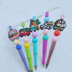 Silicone Focal Beads Halloween Car Series 20pcs 2