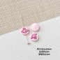Helicopter and Satellite Metal Beads 17mm Painted Pastel Alloy 10pcs 16
