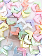 Glow Mermaid Tail Acrylic Beads 29x20x9mm Glow In The Dark 50pcs 6