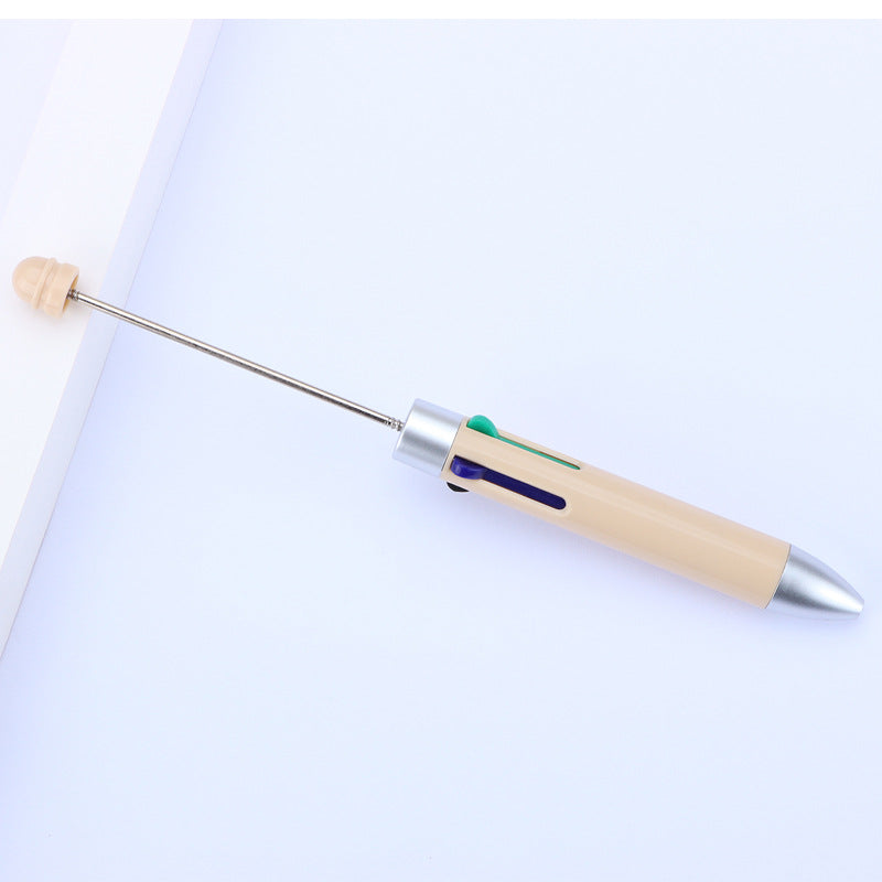 Beadable Pen Four Color Ballpoint Vibrant Barrel Bullet Tip 20