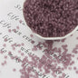 Frosted Transparent Seed Glass Beads 3mm Mixed Colors 1400pcs 8
