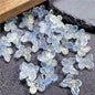 Czech Glass Beads Butterfly 11mm Gradient Purple Blue Green 50pcs 9