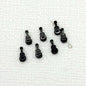 Guitar Metal Beads 12mm Baked Painted Multicolor 20pcs 19