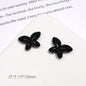 Baking Painted Faceted Butterfly Acrylic Beads 10mm Glossy Rainbow 50pcs 10