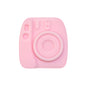 Silicone Focal Beads Camera Solid Color Embossed 20pcs 6