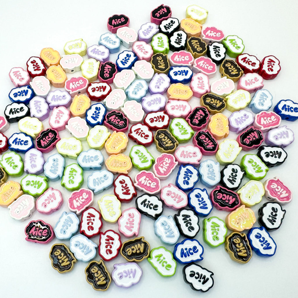Frame Metal Beads 9x12mm Baking Painted Enamel Alloy 10pcs 6