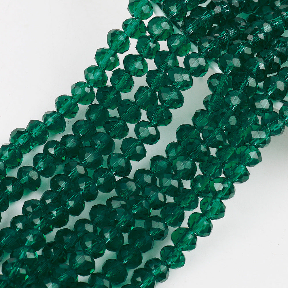 Transparent Faceted Glass Beads 10mm Colorful Mixed 136pcs 27