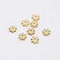 Zinc Alloy Snowflake Spacer Beads 4mm 6mm Tibetan Style 1000pcs 8