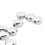 Chunky Heart Acrylic Beads 6mm Glossy KC Gold CCB Plastic 200pcs 5