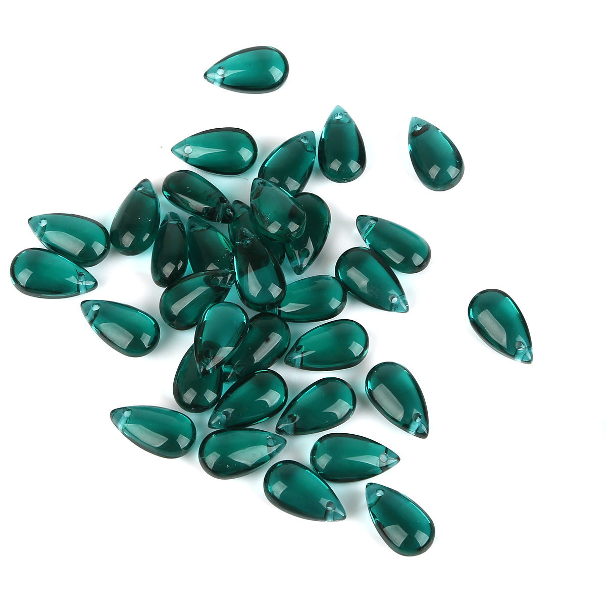 Czech Glass Beads Teardrop 8x14mm Smooth Polished 10pcs 16