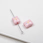 Sun Pattern Square Acrylic Beads 14mm Colorful Candy Bag 20pcs 14