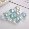 Plated Round Acrylic Beads 16mm High Transparency UV Finish 100pcs 4