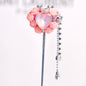 Lavender Crown Tassel 26mm Polymer Clay Focal Beads 2pcs 5