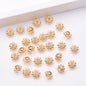 Alloy Sun Shaped Spacer Beads 4mm 5mm Tibetan Style 100pcs 2