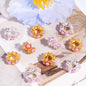 Alloy Mini Pearl Inlaid Spacer Beads 15mm 10pcs 12