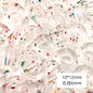 Gradient Pony Beads 12mm Large Hole Translucent Pastel 100pcs 6