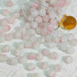 Frosted Round Glass Beads 6mm Colorful Speckled Matte Finish 50pcs 19