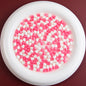 Plating Capsule Resin Beads 12mm Glossy Two Tone 20pcs 14