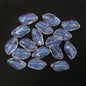 Transparent Aurora Laser Acrylic Beads Iridescent Mixed Shapes 2pcs 25