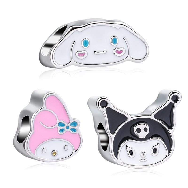 Sanrio Character Metal Beads Enamel Painted Alloy 10pcs