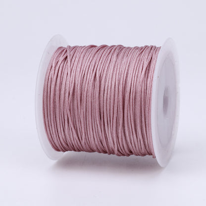 Nylon Thread 0.8mm Diameter 40m Colorful Jewelry Stringing Cord 33