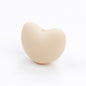 Heart Shaped Silicone Beads 21x30mm Soft Matte Finish 20pcs 16